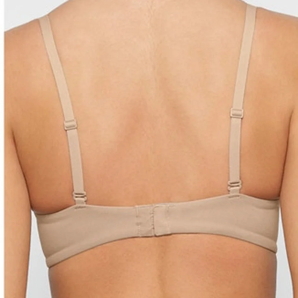 NWT SKIMS Fit Everybody T-Shirt Bra in Clay Size 34H by Kim Kardashian - Picture 2 of 6